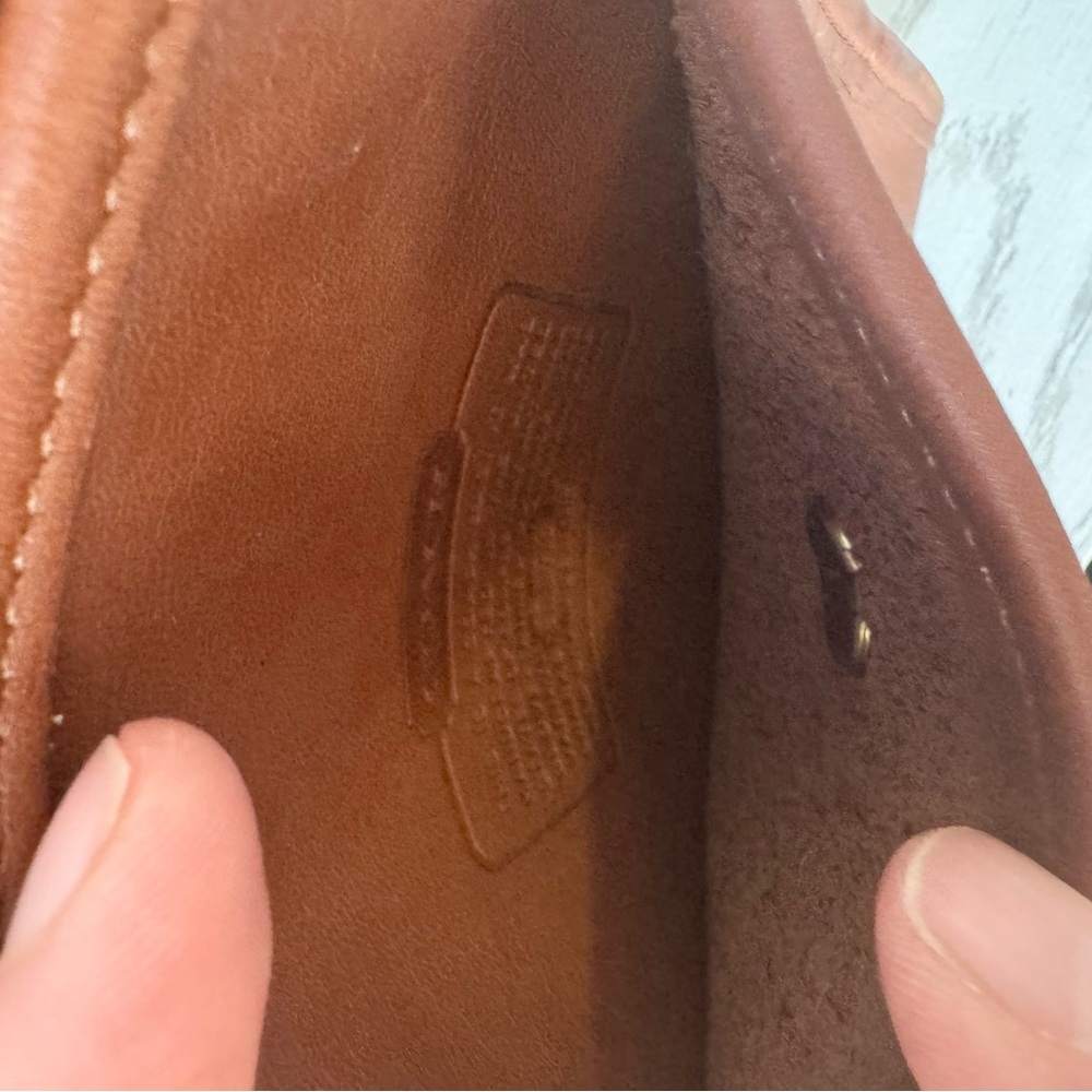 Vintage Coach “Scooter Bag” in British Tan — Style #9893 — AS IS - Picture 11 of 16